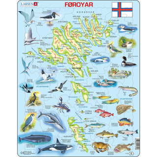 Faroe Islands map