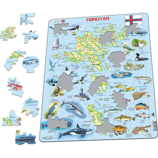 Faroe Islands map