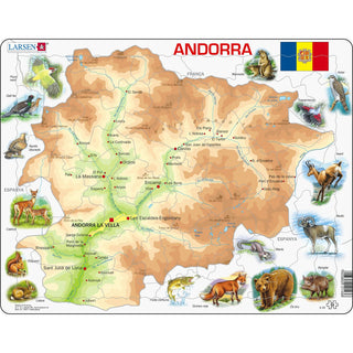 Andorra Physical Map