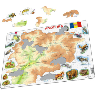 Andorra Physical Map