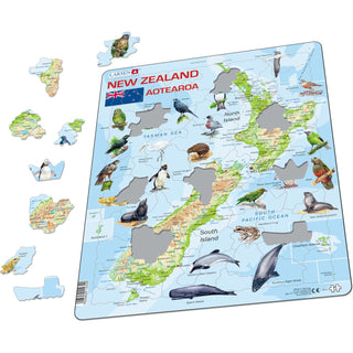 New Zealand Physical Map