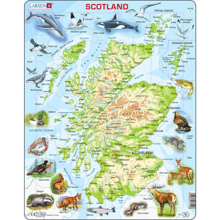 Scotland Topographic Map