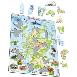 Scotland Topographic Map