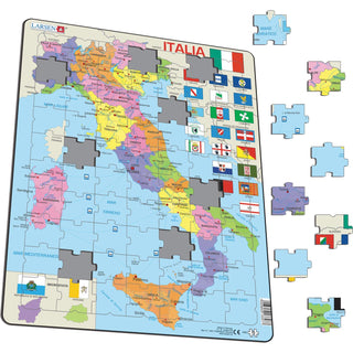 Italy, Political Map Puzzle
