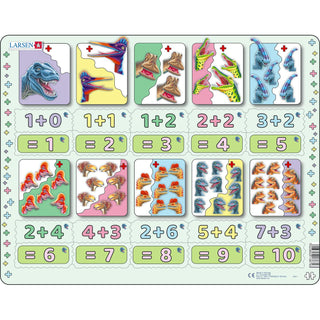 Addisjon med tall og mengder fra 0–10