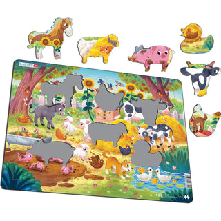 Søte dyr på gården