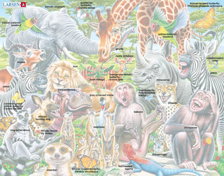 Selfie - Glade afrikanske dyr