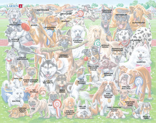 Søte og lekne hunder