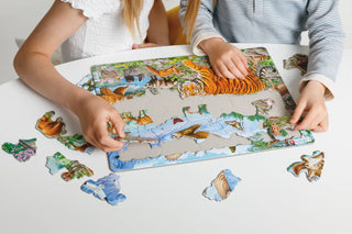 Amurtigeren i sibirsk sommer