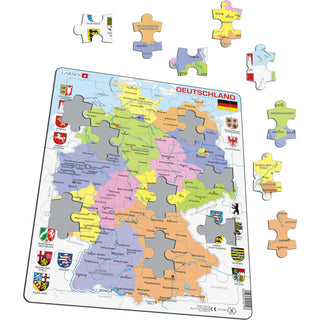 Tyskland, politisk kart