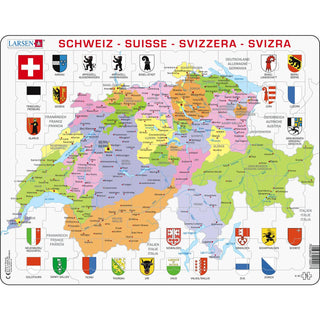 Switzerland Political Map