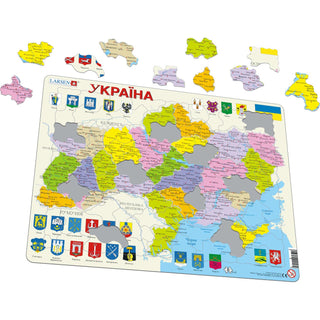 Ukraina politisk kart