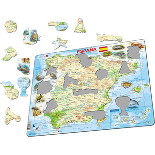 Spain Physical Map