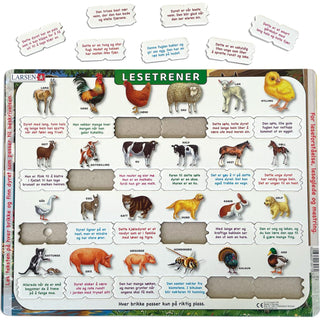 Reading Trainer farm animals