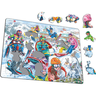 Harer, raske snøscootere og flyvende snowboardkjørere.