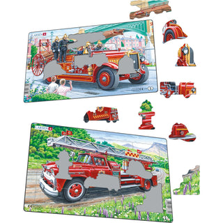 Brannbil på vei til en brann.