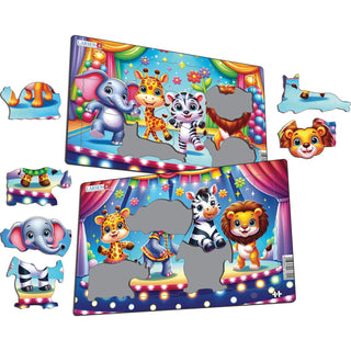 Søte dyr danser på scenen